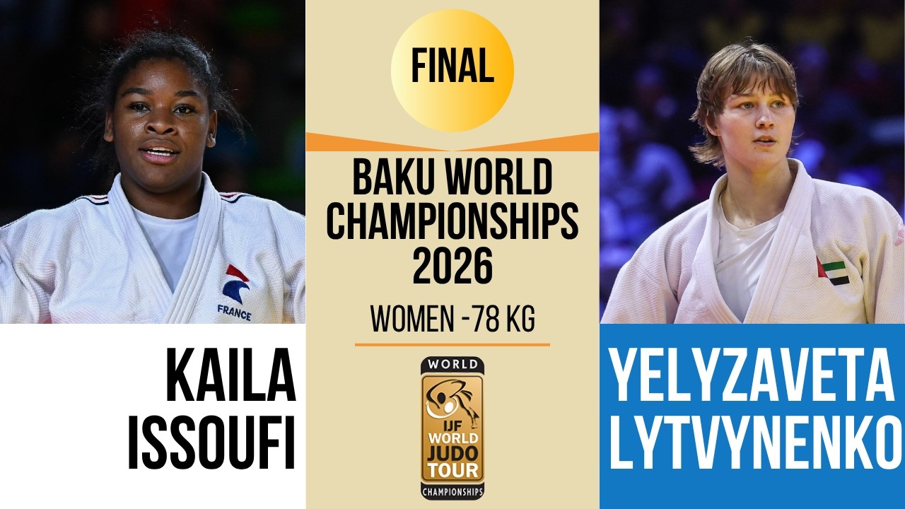 Kaila ISSOUFI VS Yelyzaveta LYTVYNENKO | Baku World Championships 2026 | GOLD -78 kg background