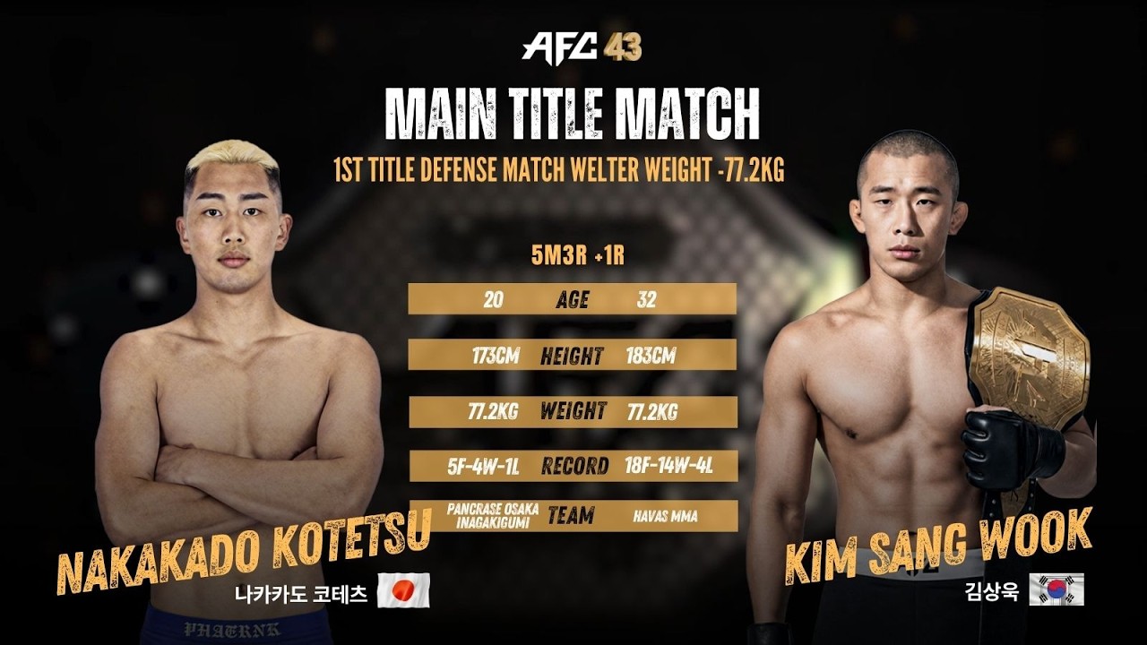 흑화한 김상욱의 타격 폭격 vs 끝까지 물러서지 않는 좀비 코테츠 background