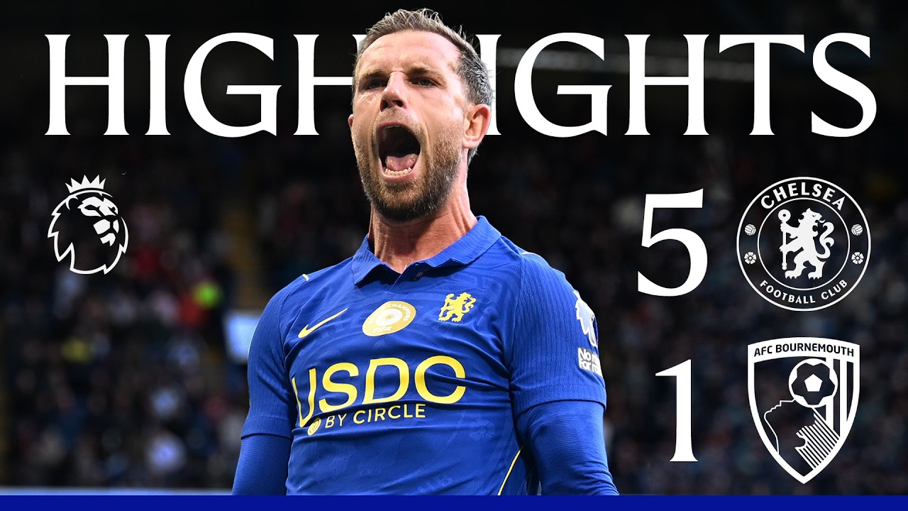 Chelsea 5-1 Bournemouth | HIGHLIGHTS | Premier League 2026/27 background