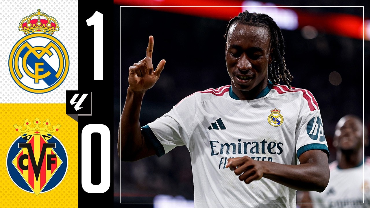 HIGHLIGHTS | Real Madrid 1-0 Villarreal | LaLiga background