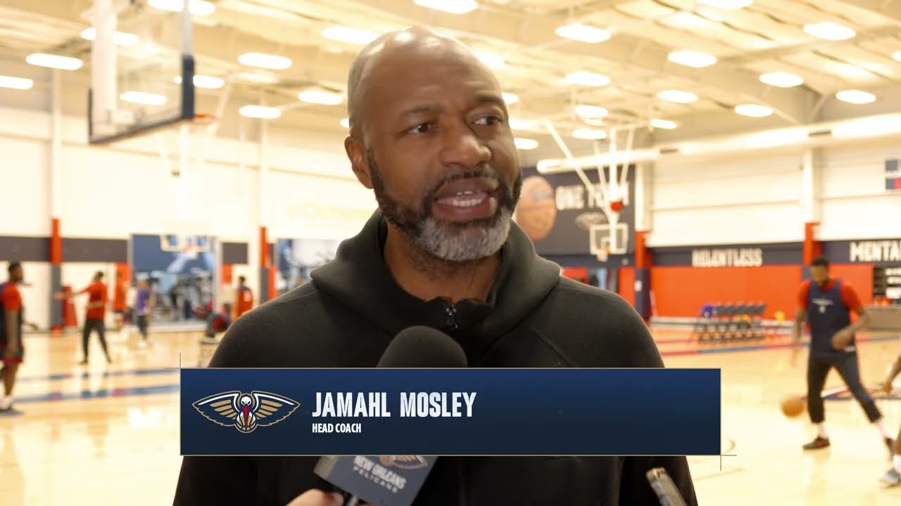 Jamahl Mosley on preseason games, roster depth | Pelicans Preseason 2026 background