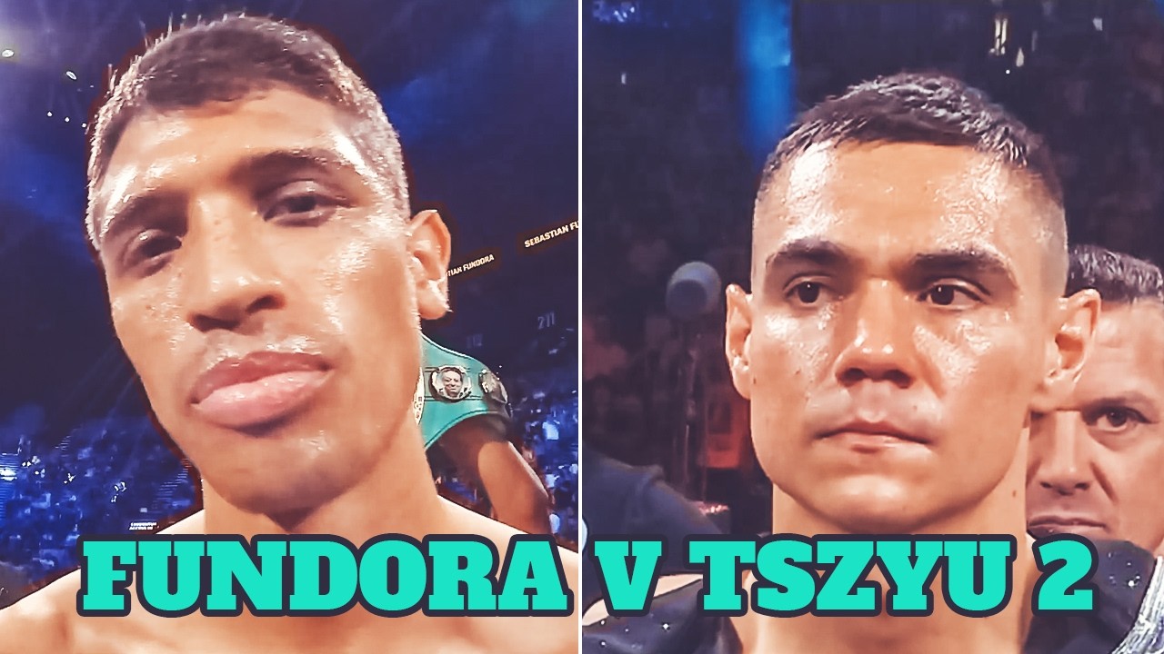 ЁЯФе Sebastian Fundora (USA) vs Tim Tszyu (Australia) 2 | Full Fight Highlights, Knockout, HD background