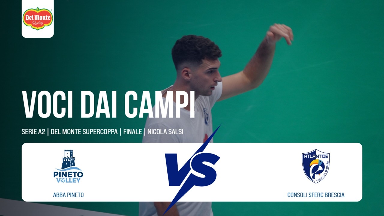 Nicola Salsi (Brescia) verso la Finale di Del Monte® Supercoppa A2 background