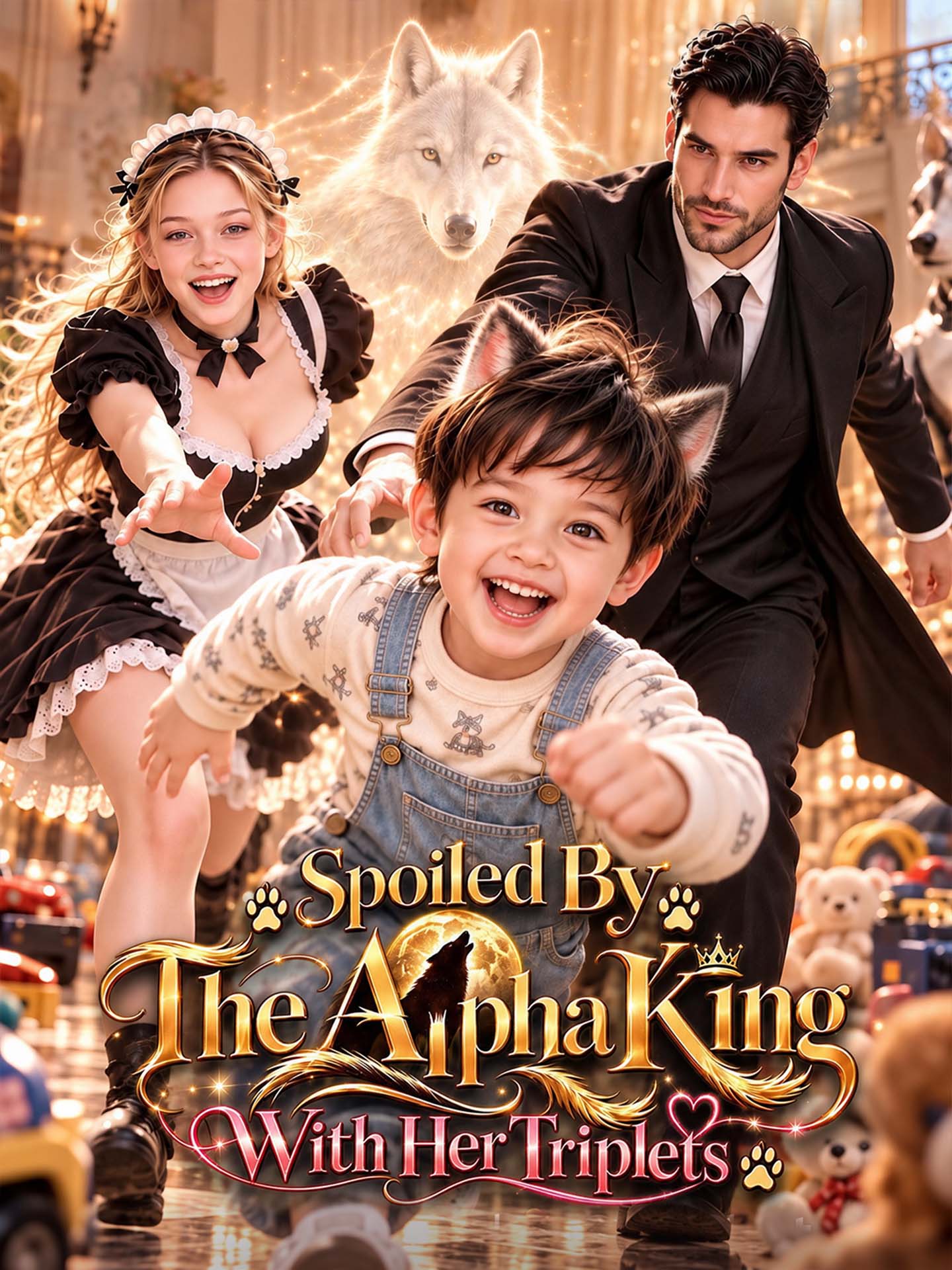 Spoiled By The Alpha King With Her Triplets poster