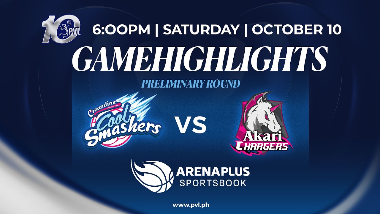 Creamline vs. Akari - Match Highlights | 2026 All-Filipino Conference background