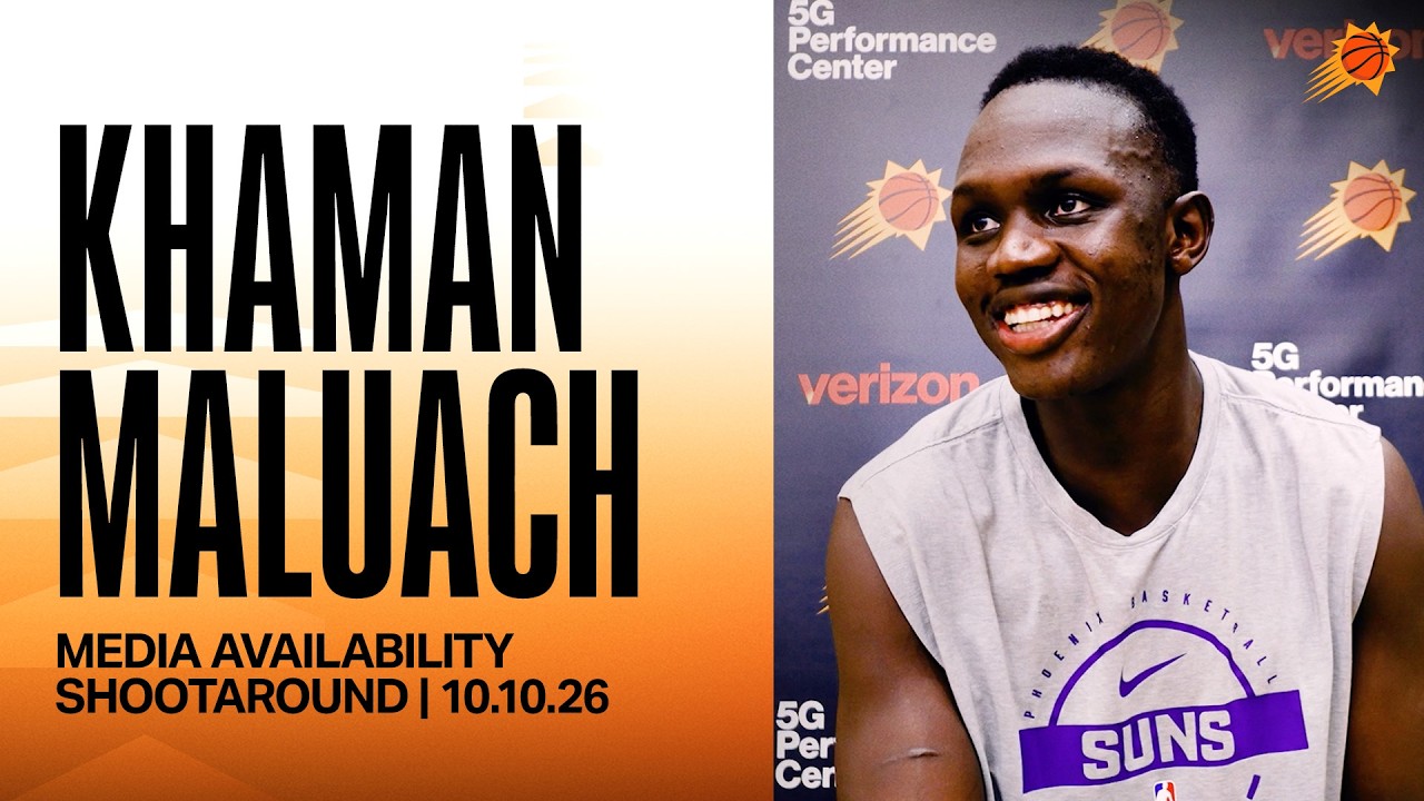 Khaman Maluach Shootaround Media Availability | 10-10-26 background