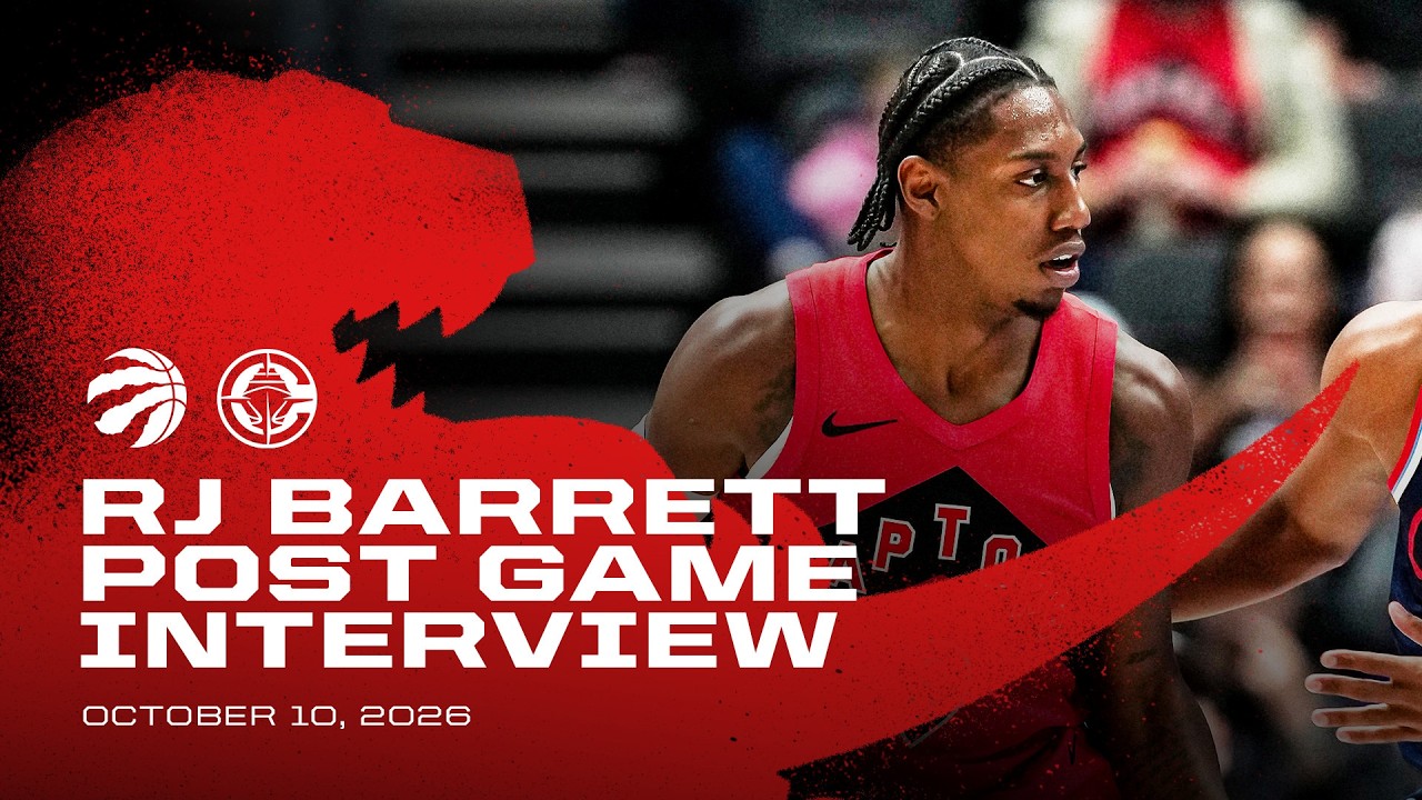 RJ Barrett | Pre Season vs Los Angeles Clippers | October 10, 2026 background