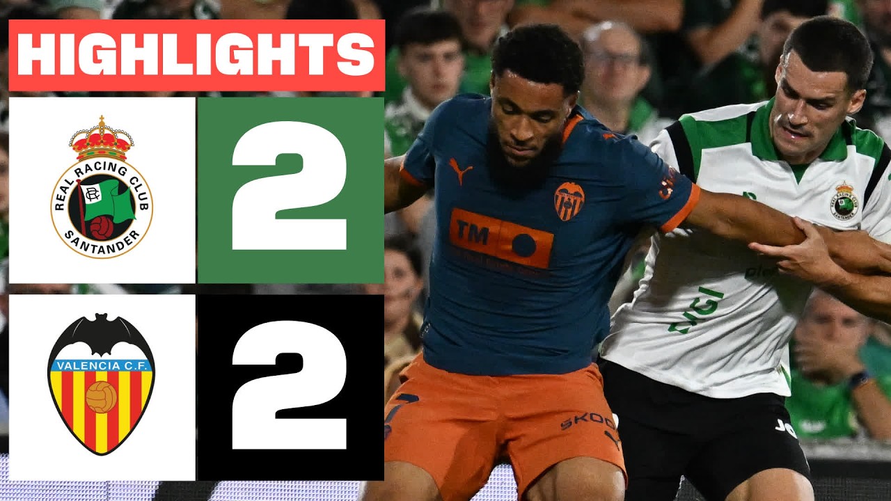 R. RACING CLUB 2 - 2 VALENCIA CF | RESUMEN LALIGA EA SPORTS background