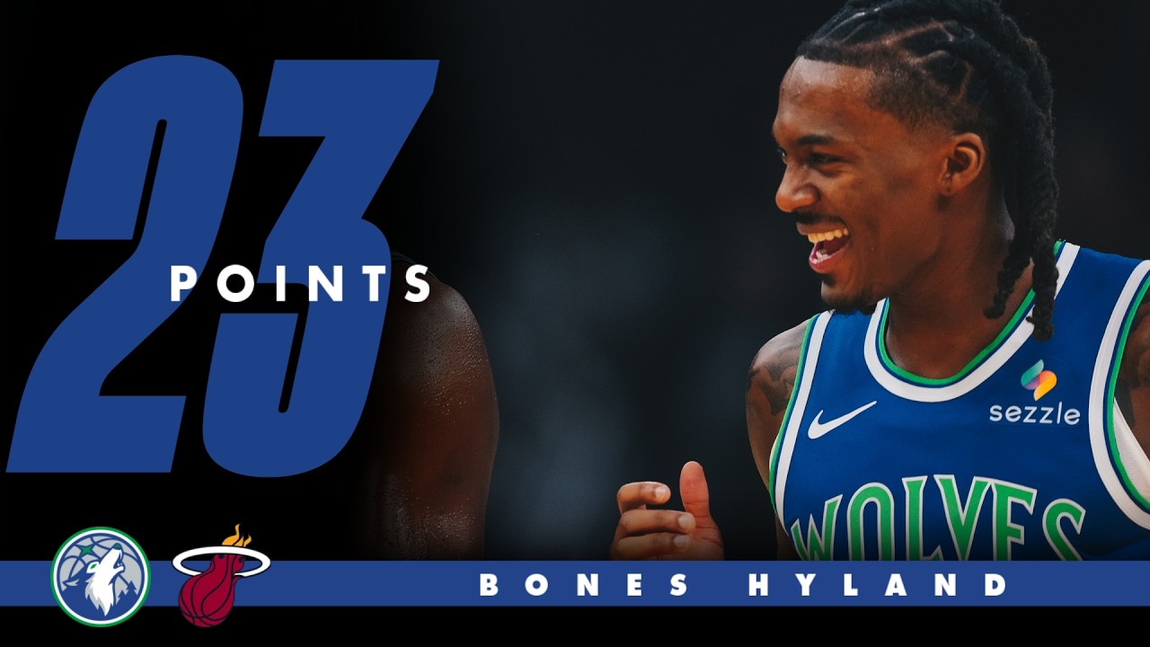 Bones Hyland Puts On A Show With 23 Points Vs The Miami Heat | 10.10.26 background