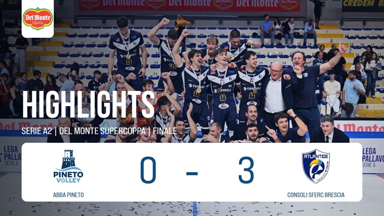 Brescia - Pineto 3-0 | Highlights Finale Del Monte® Supercoppa A2 background