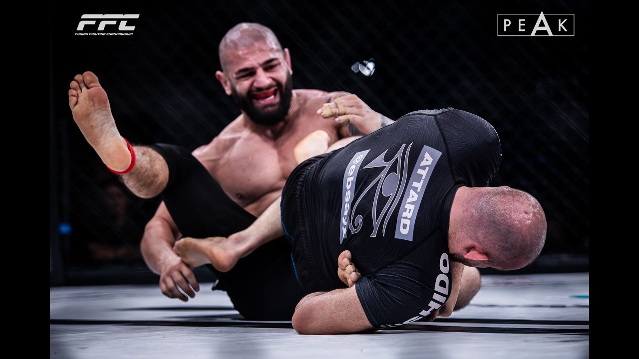 FFC 13 | FULL FIGHT | MAIN EVENT | 95KG BJJ TITLE | Sebastian Attard vs Thomas David background