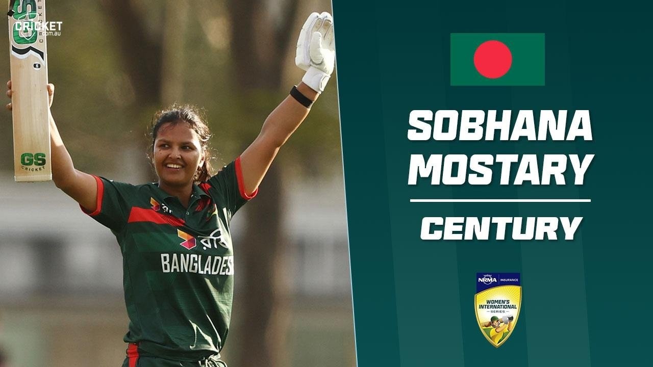 Sobhana makes history with century against Australia | Australia v Bangladesh ODIs 2026-27 background