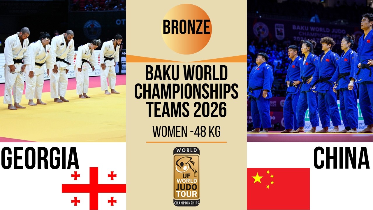 Georgia 🇬🇪 VS China 🇨🇳 | Baku Teams World Championships 2026 | BRONZE background