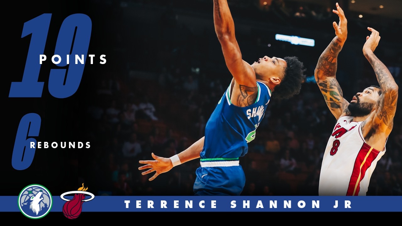 Terrence Shannon Jr Goes To Work With 19 Points Vs The Miami Heat | 10.10.26 background