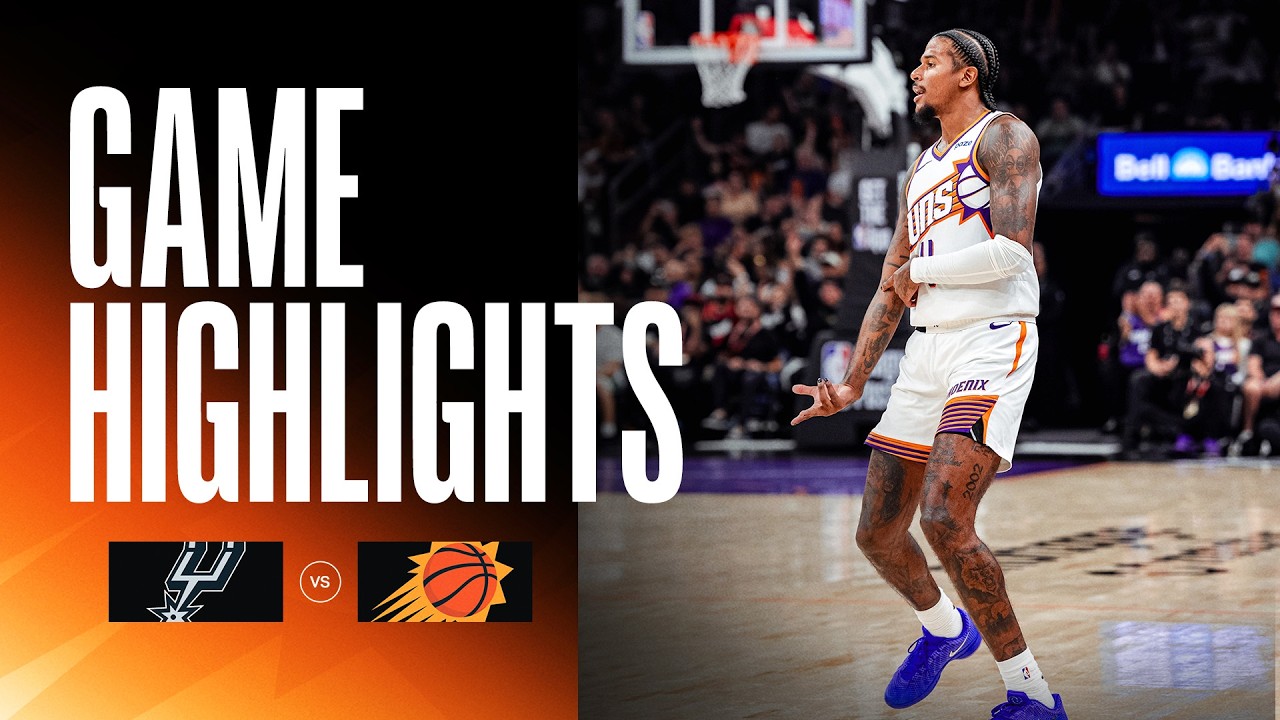 Preseason: Phoenix Suns vs San Antonio Spurs | Game Highlights 10-10-26 background
