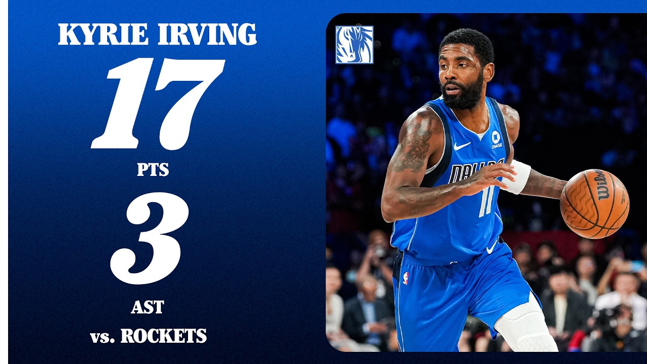 Kyrie Irving (17 PTS 3 AST) vs. Houston Rockets | Preseason | October 11, 2026 background