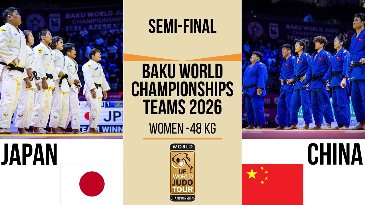 Japan 🇯🇵 VS China 🇨🇳 | Baku Teams World Championships 2026 background
