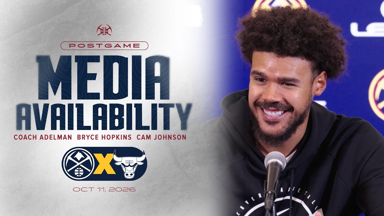 Full Denver Nuggets Postgame Media Availability vs. CHI 🎙 background