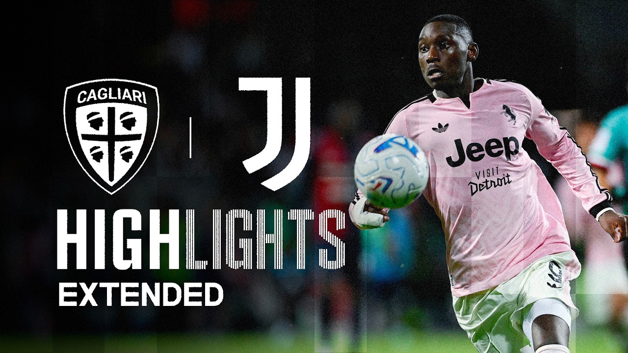 ALL THE ACTION FROM CAGLIARI-JUVENTUS | Extended Highlights | Kolo Muani’s equaliser! background