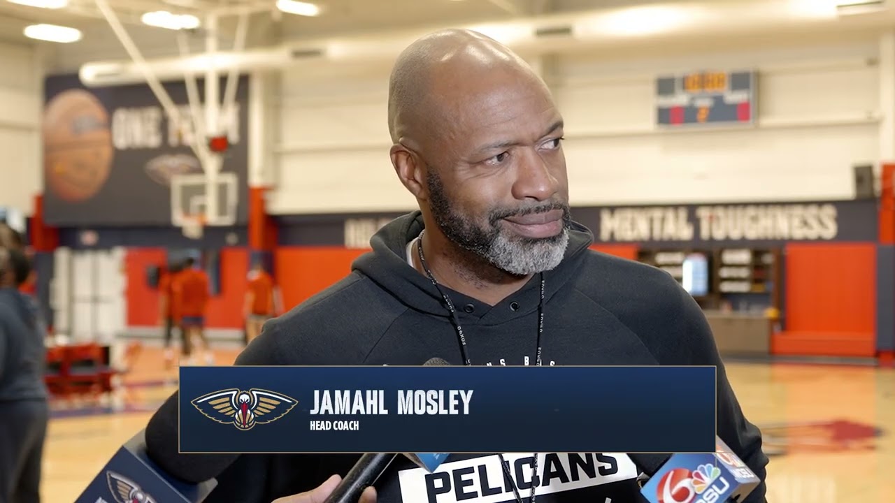Jamahl Mosley on 3-point shooting, competition | Pelicans Preseason 2026 background