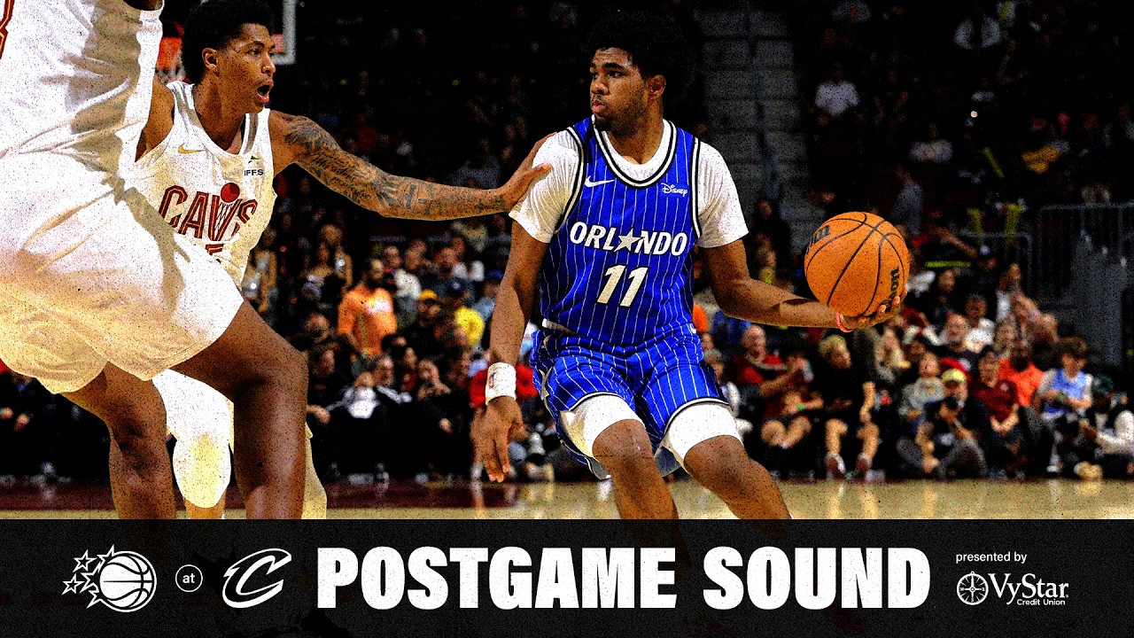 POSTGAME SOUND: ORLANDO MAGIC VS. CLEVELAND CAVALIERS | COACH SWEENEY & JASE RICHARDSON background