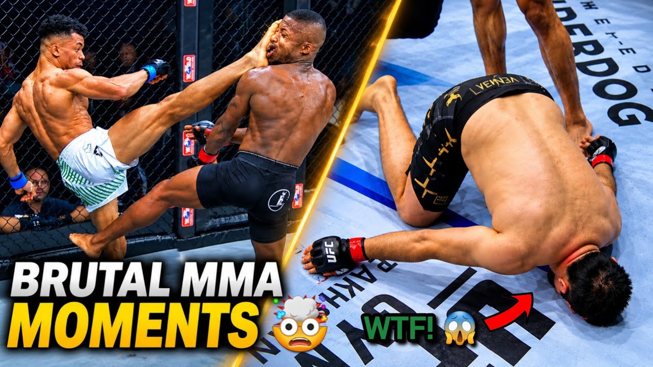 That Head Kick Was Absolutely BRUTAL! ЁЯШ│ | BRUTAL MMA MOMENTS!! ЁЯШ▒ background