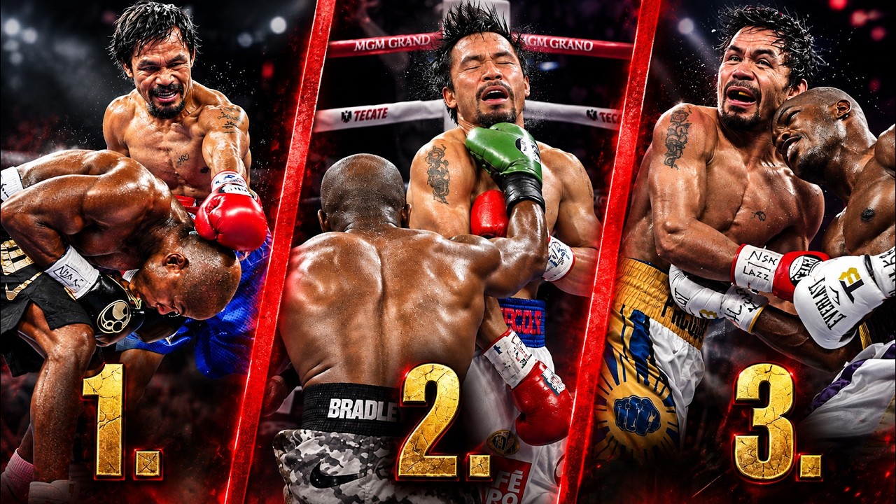 The Manny Pacquiao vs Tim Bradley TRILOGY Was WILD 😱 background