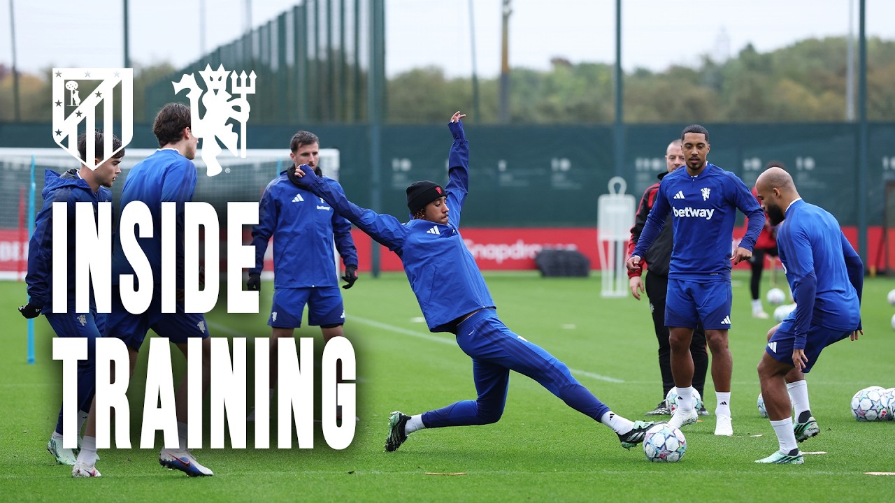 Preparing For Atleti | Inside Training | UEFA Champions League background