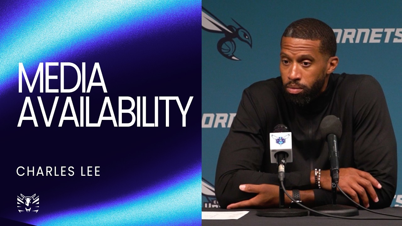 Hornets vs Bucks: Coach Charles Lee Postgame Media Availability | 10/11/2026 background