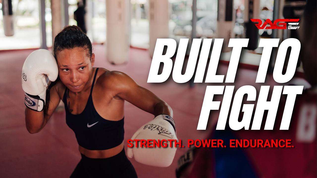 BUILT TO FIGHT 🥊 | Strength, Power & Endurance | Rage Fight Academy Thailand background