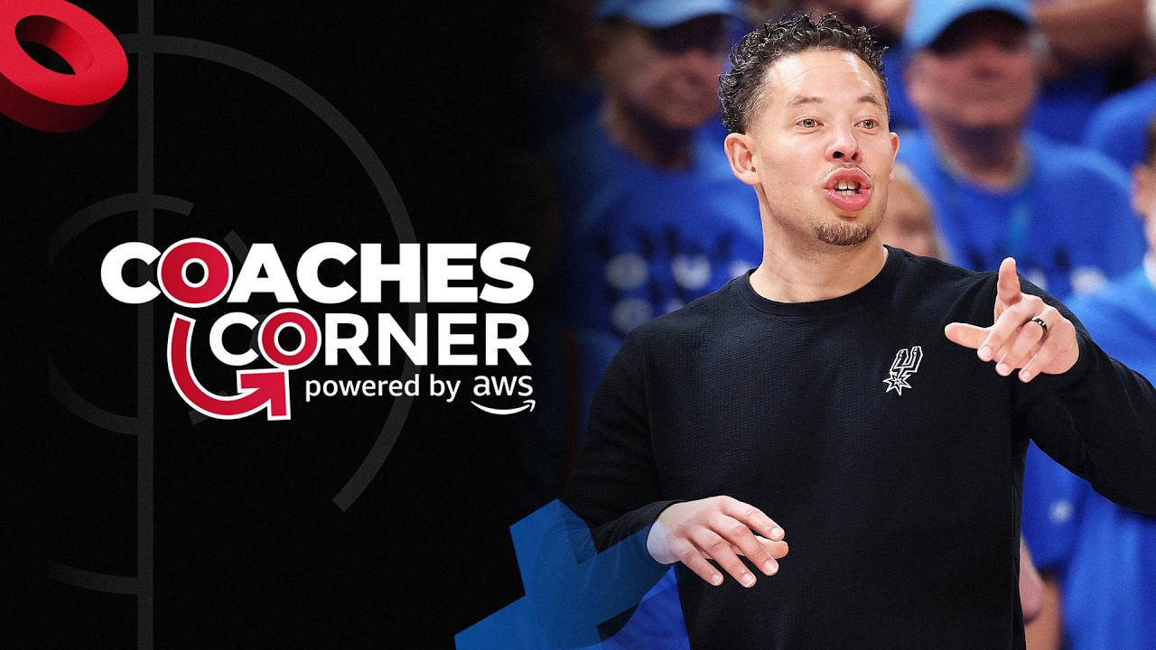 Inside the Game with San Antonio Spurs head coach Mitch Johnson | Coaches Corner powered by AWS background