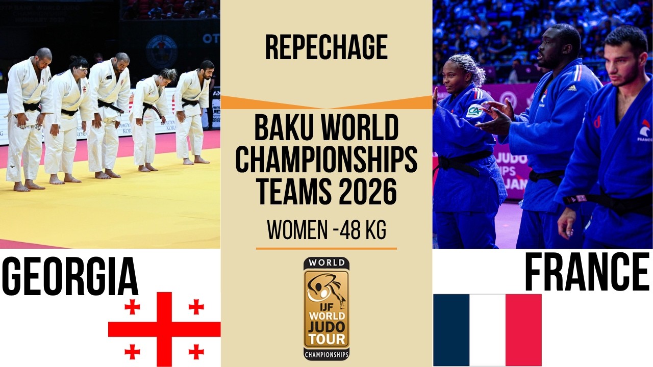 Gorgia ๐ฌ๐ช VS France ๐ซ๐ท Baku Teams World Championships 2026 | REPECHAGE background