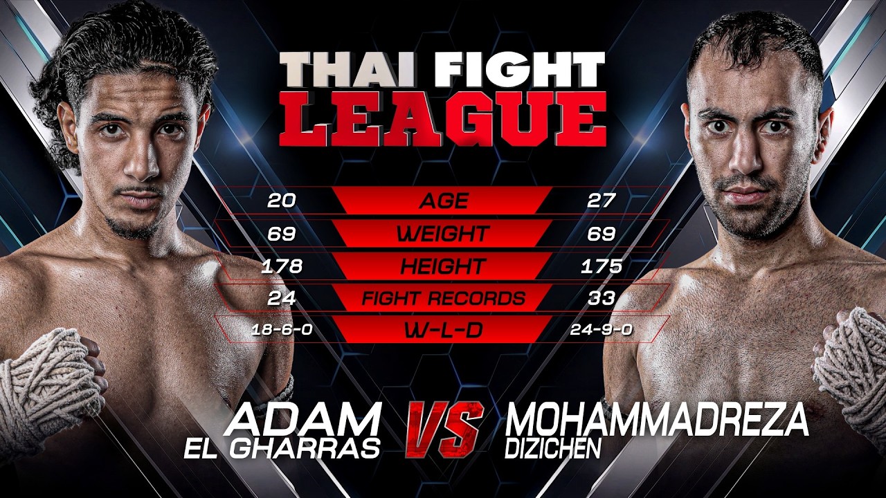 Adam El Gharras vs. Mohammadreza Dizichen | THAI FIGHT LEAGUE 115 | 20 September 2026 background