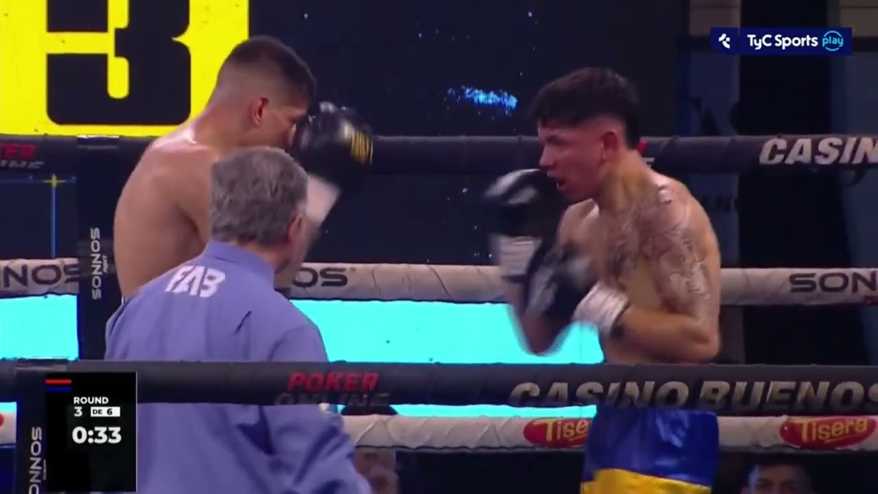 Dylan Barreto vs Luciano Villán background