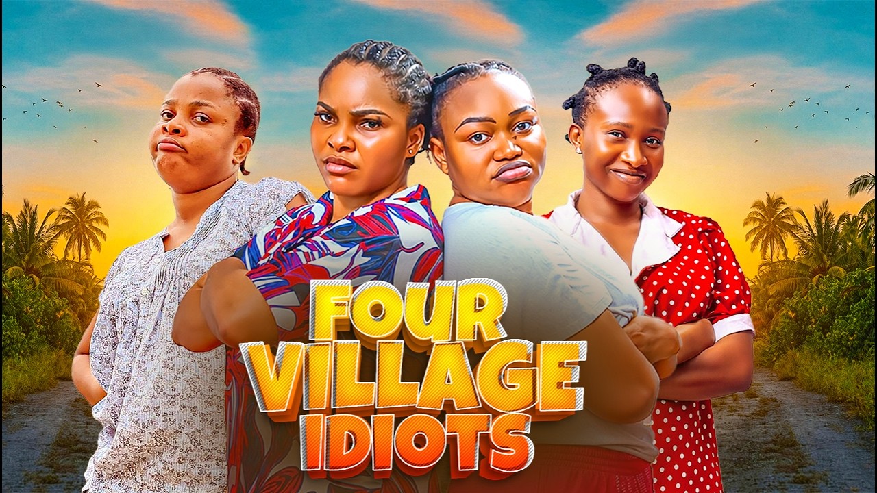 FOUR VILLAGE IDIOTS poster