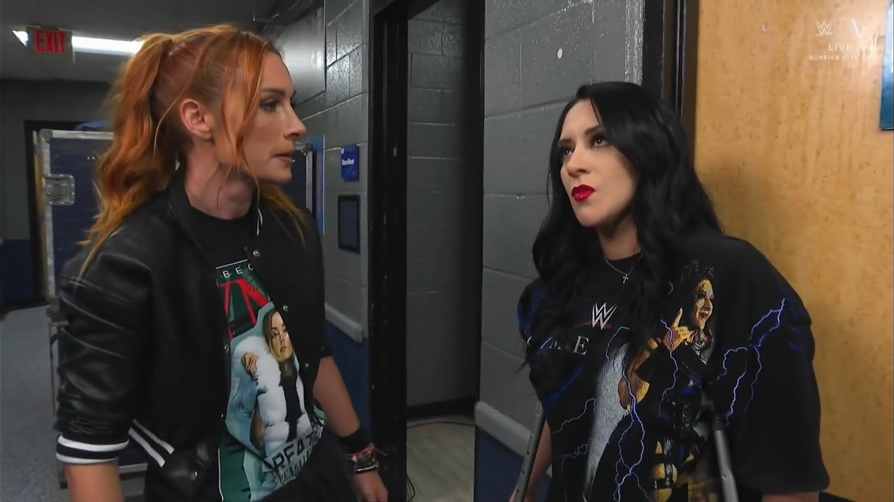 Stephanie Vaquer & Becky Lynch Backstage: Raw October 12 2026 background