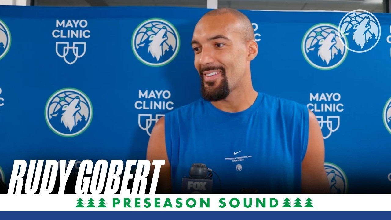 “We Are Very Self-Aware and We Hold Each Other Accountable” | Rudy Gobert Preseason Sound | 10.13.26 background