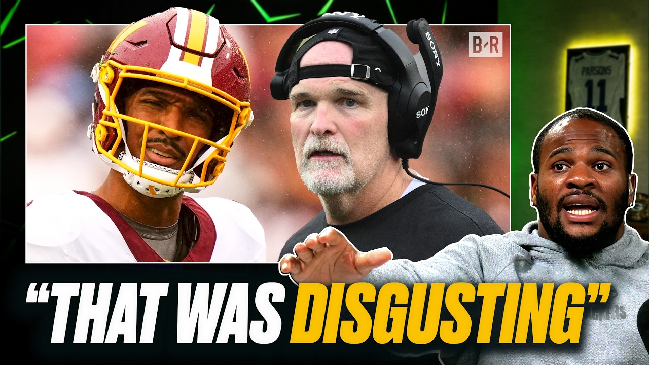 Micah Parsons: Jayden Daniels Probably Cost Dan Quinn His Job After Botched Final Play vs. Giants background