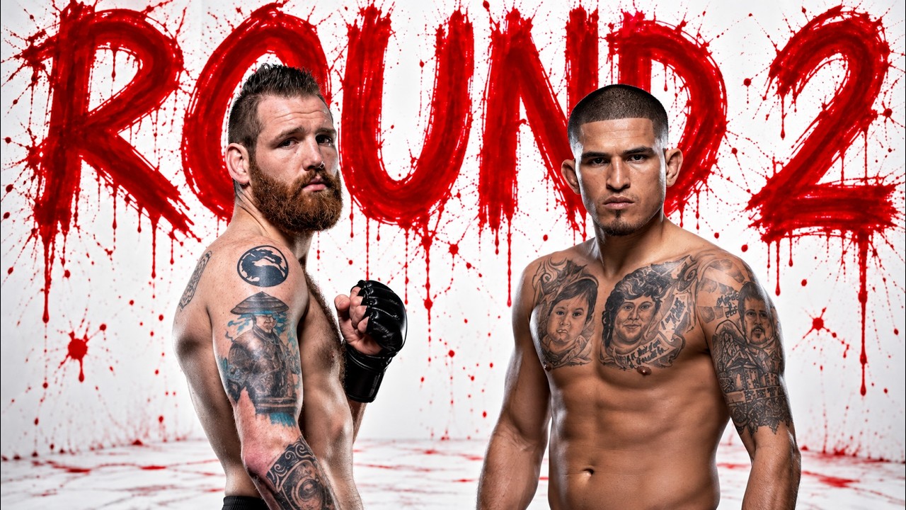 The MOST BRUTAL ROUND In MMA History 😳 | Clay Collard vs Anthony Pettis (Round 2) background