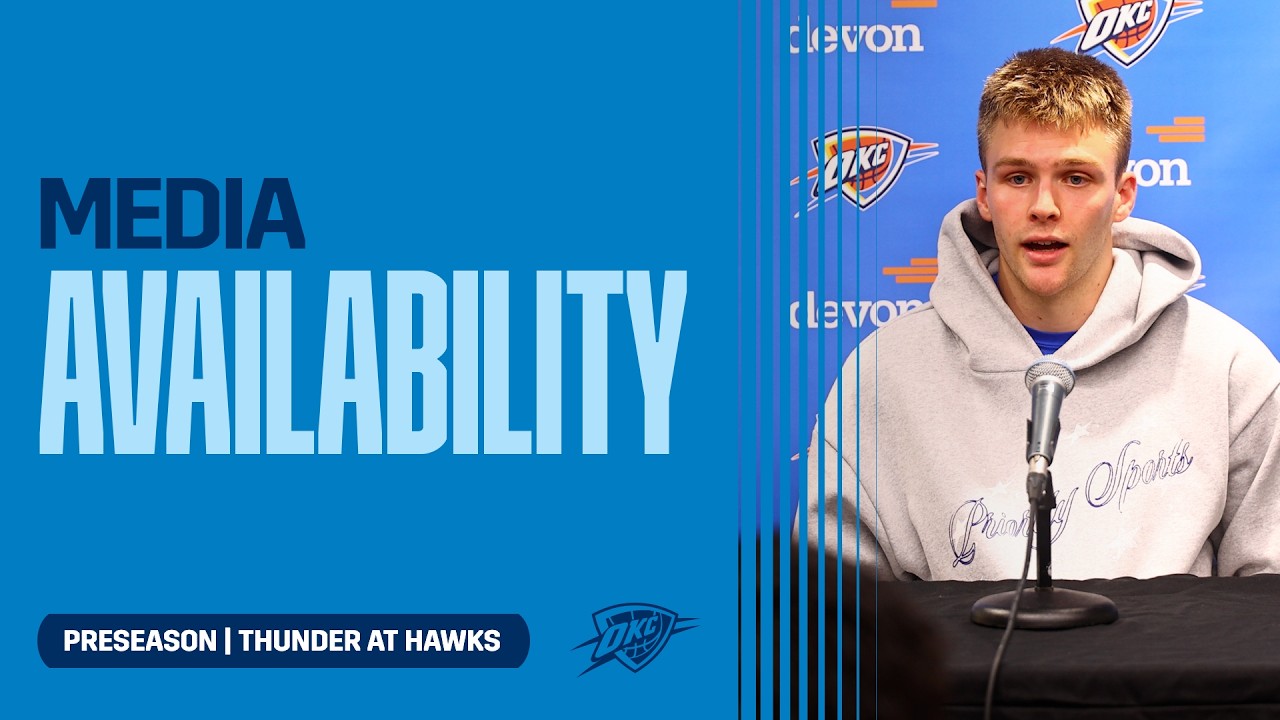 Post Game Media Availability | Preseason | October 12, 2026 | OKC Thunder background