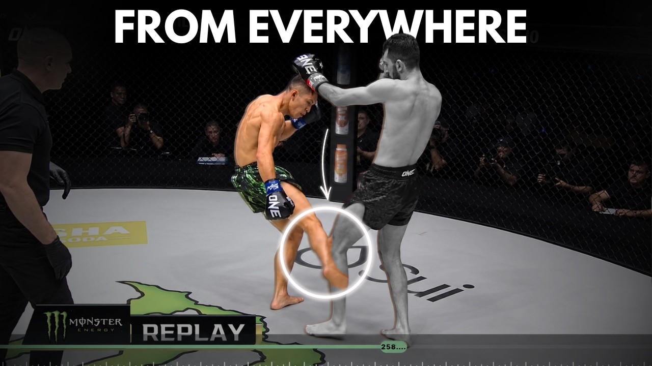 Masaaki Noiri Death by Calf Kicks vs Al-Takreeti (Pro Film Study) background