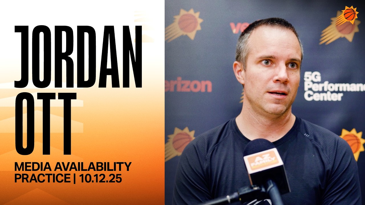 Head Coach Jordan Ott Practice Media Availability | 10-12-26 background