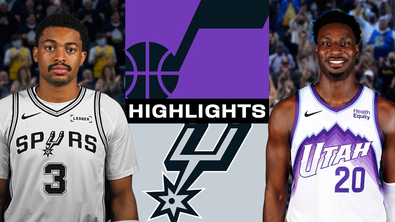 Highlights: San Antonio Spurs vs Utah Jazz Preseason Game background
