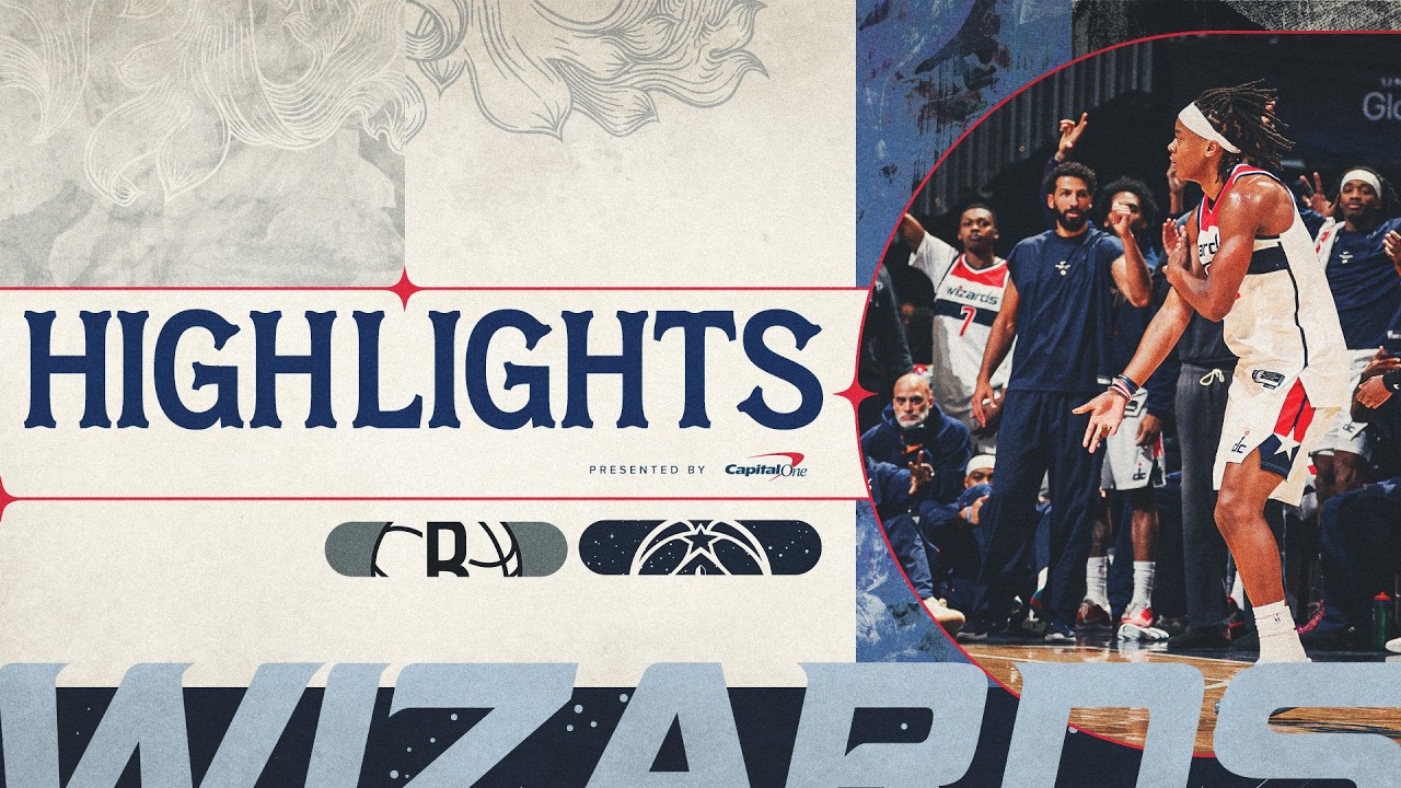 Highlights: Washington Wizards vs Brooklyn Nets background
