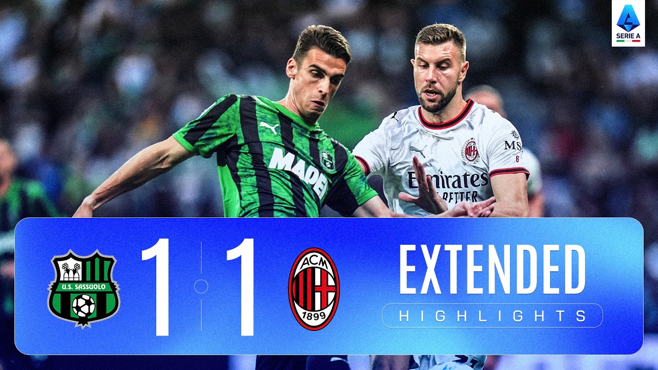 SASSUOLO-MILAN 1-1 | EXTENDED HIGHLIGHTS | SERIE A 2026/27 background