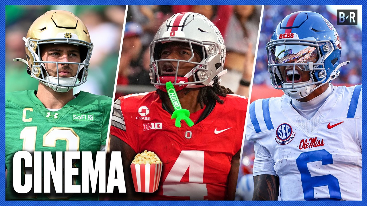 Best CFB Saturday of the Year: Ohio State vs. Indiana, Alabama vs. Tennessee, Notre Dame vs. BYU background