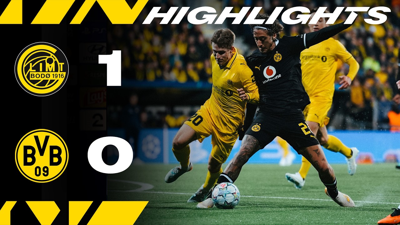 Defeat in Norway | Bodø/Glimt - BVB 1-0 | Highlights background