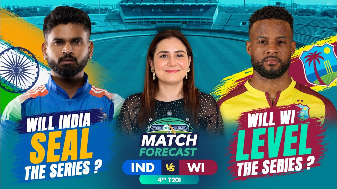 Match Forecast: India vs West Indies, 4th T20I background
