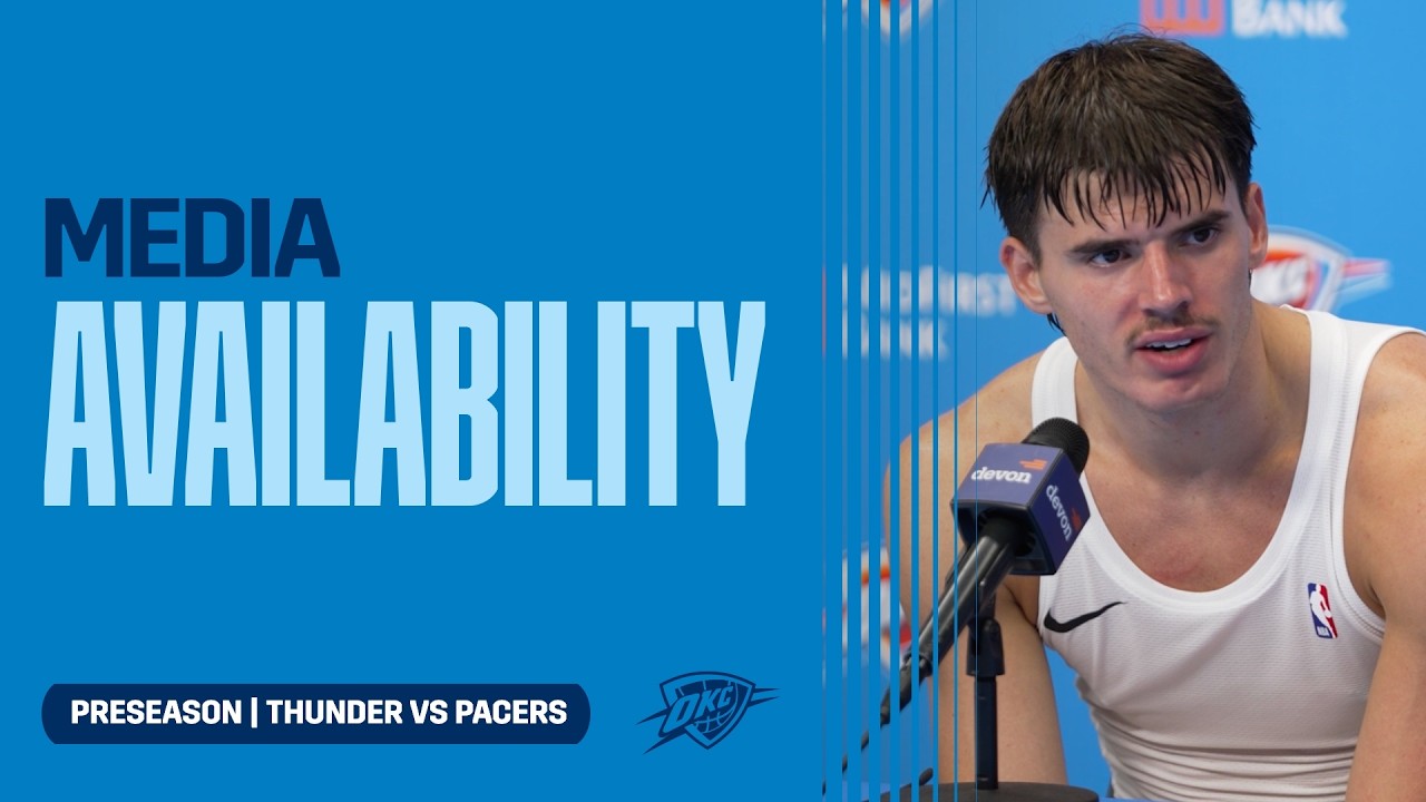 Post Game Media Availability | Preseason | October 13, 2026 | OKC Thunder background