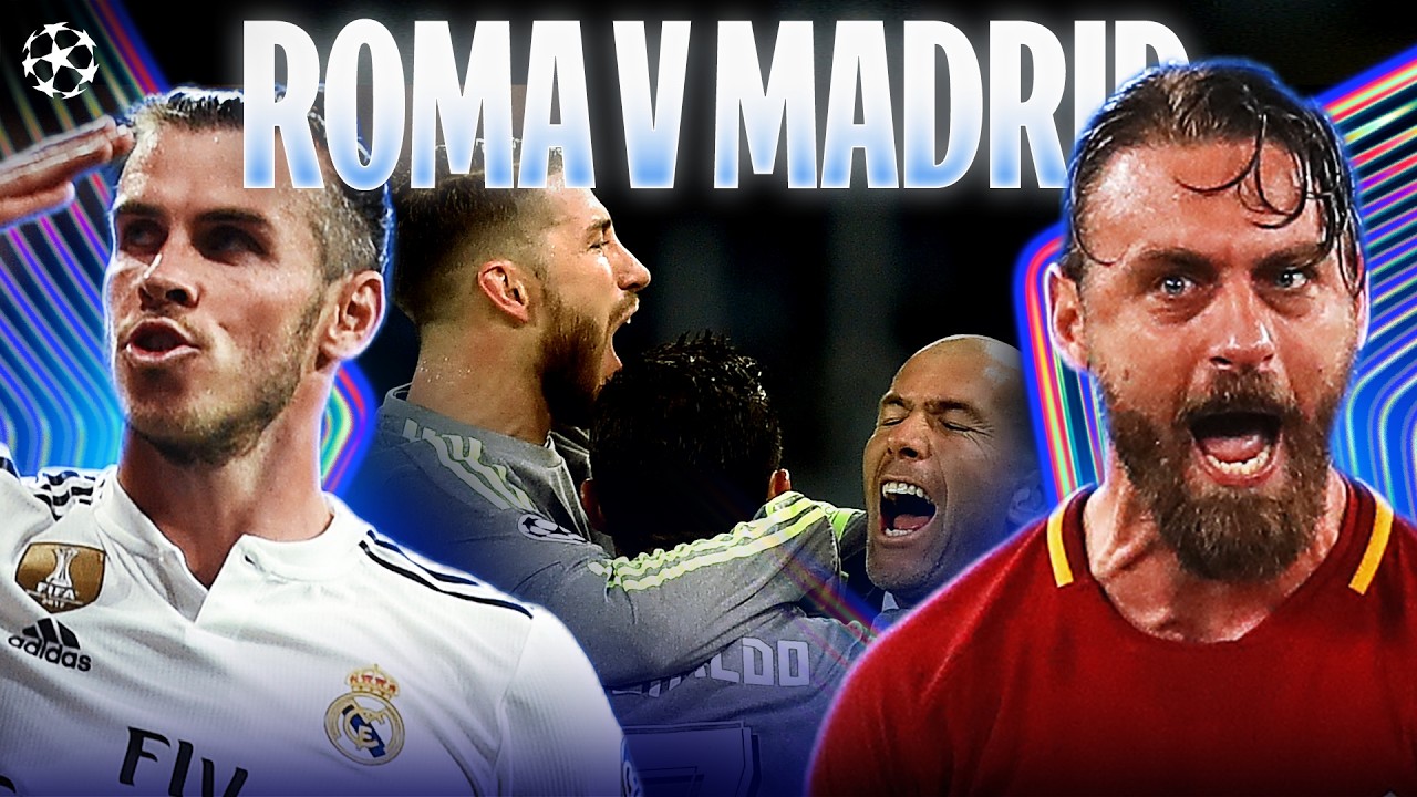Roma vs Real Madrid! | Classic Champions League Highlights background